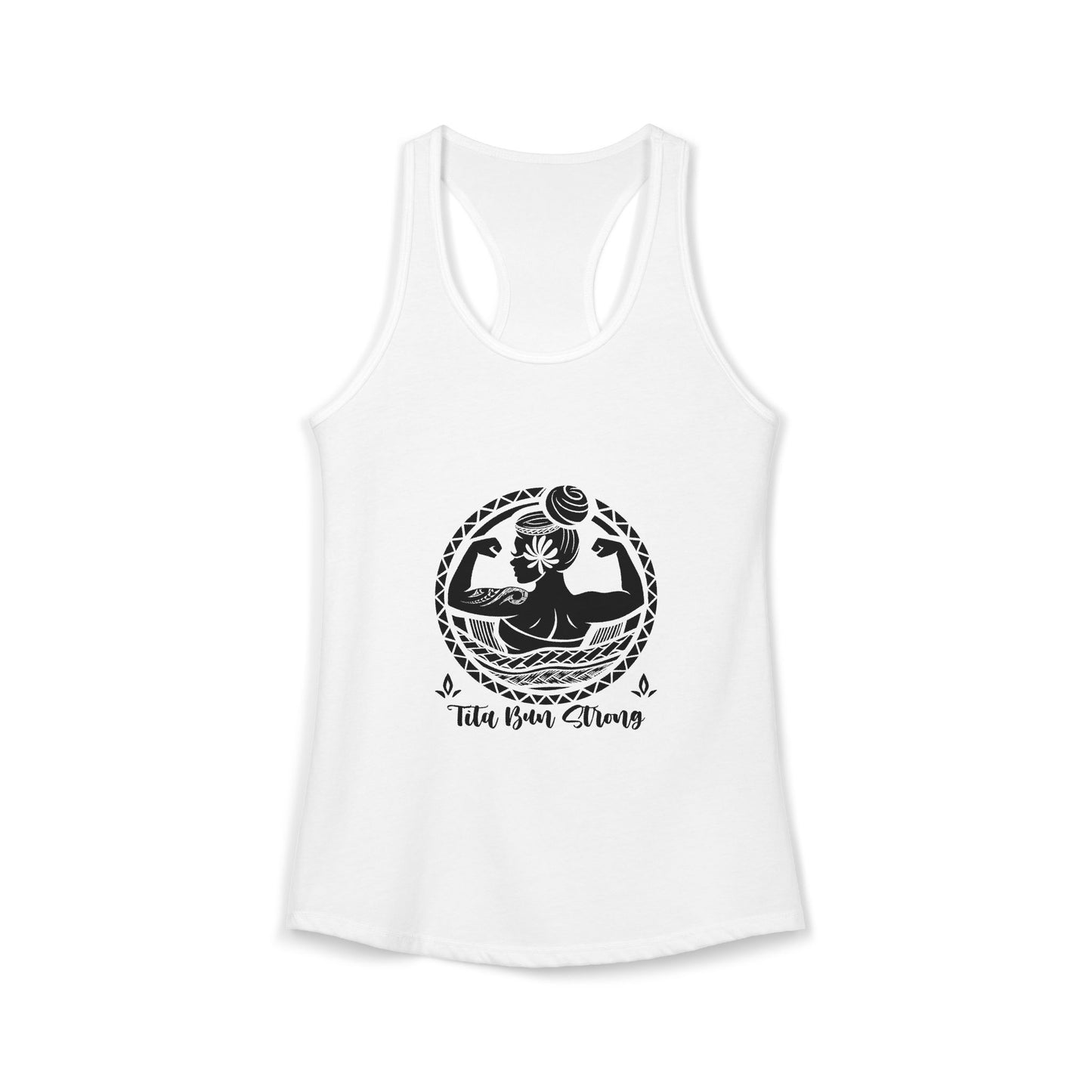 Empowerment Racerback Tank for Women - Tita Bun Strong