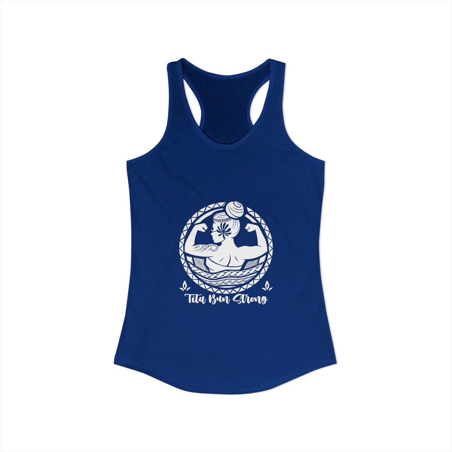 Empowerment Racerback Tank for Women - Tita Bun Strong