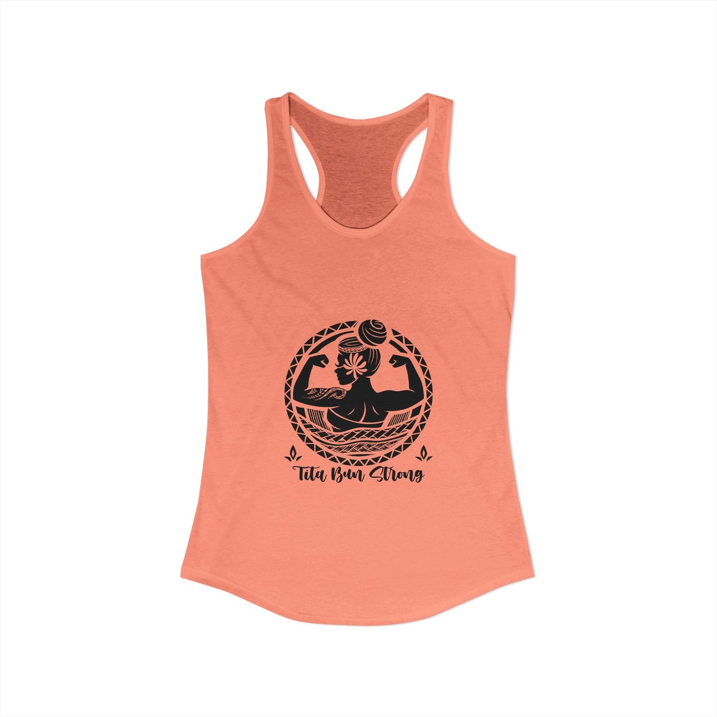 Empowerment Racerback Tank for Women - Tita Bun Strong