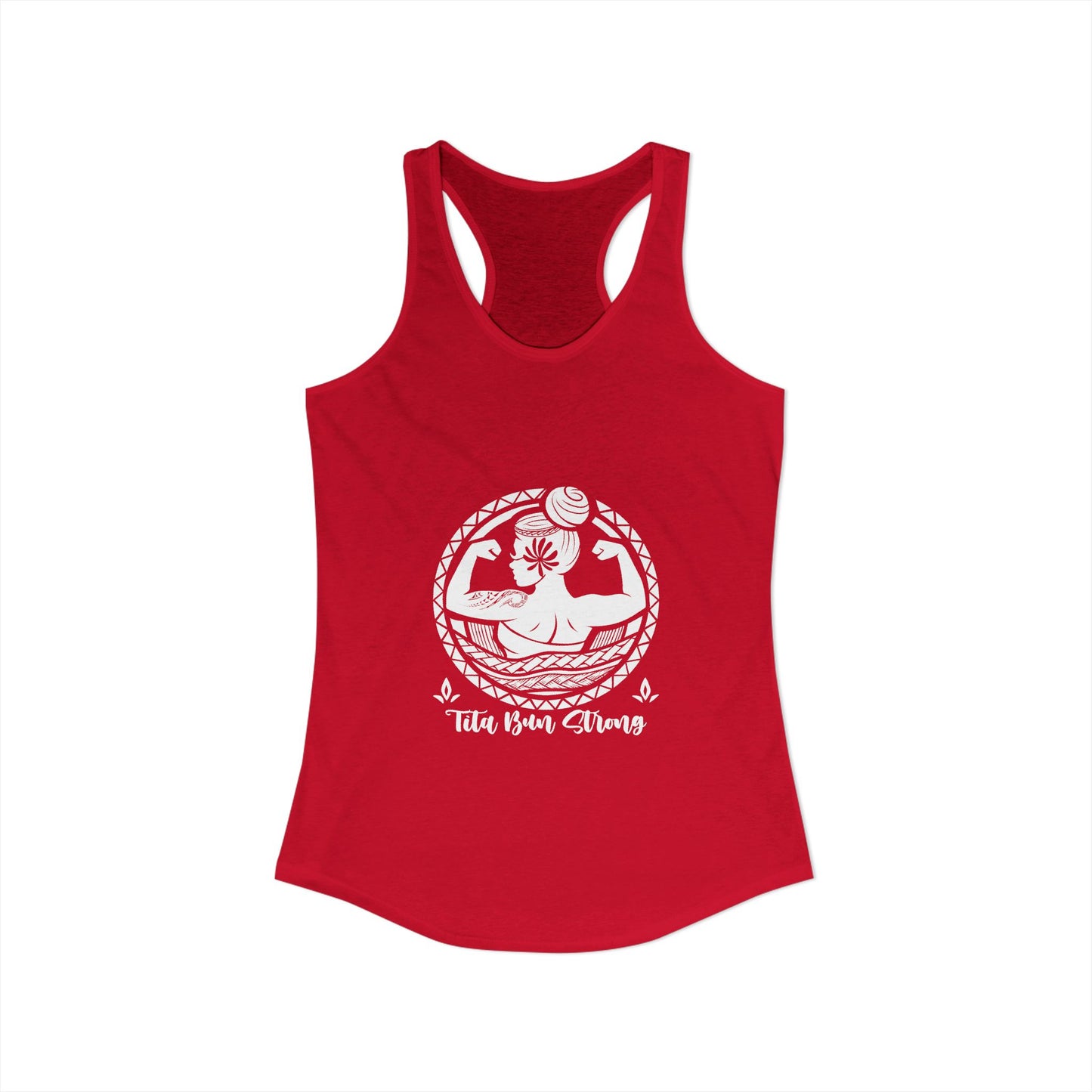 Empowerment Racerback Tank for Women - Tita Bun Strong