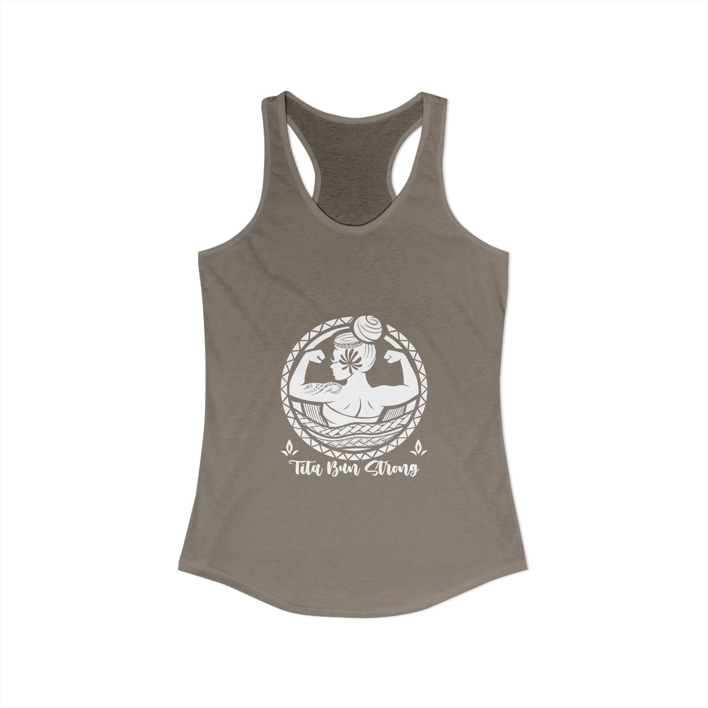 Empowerment Racerback Tank for Women - Tita Bun Strong