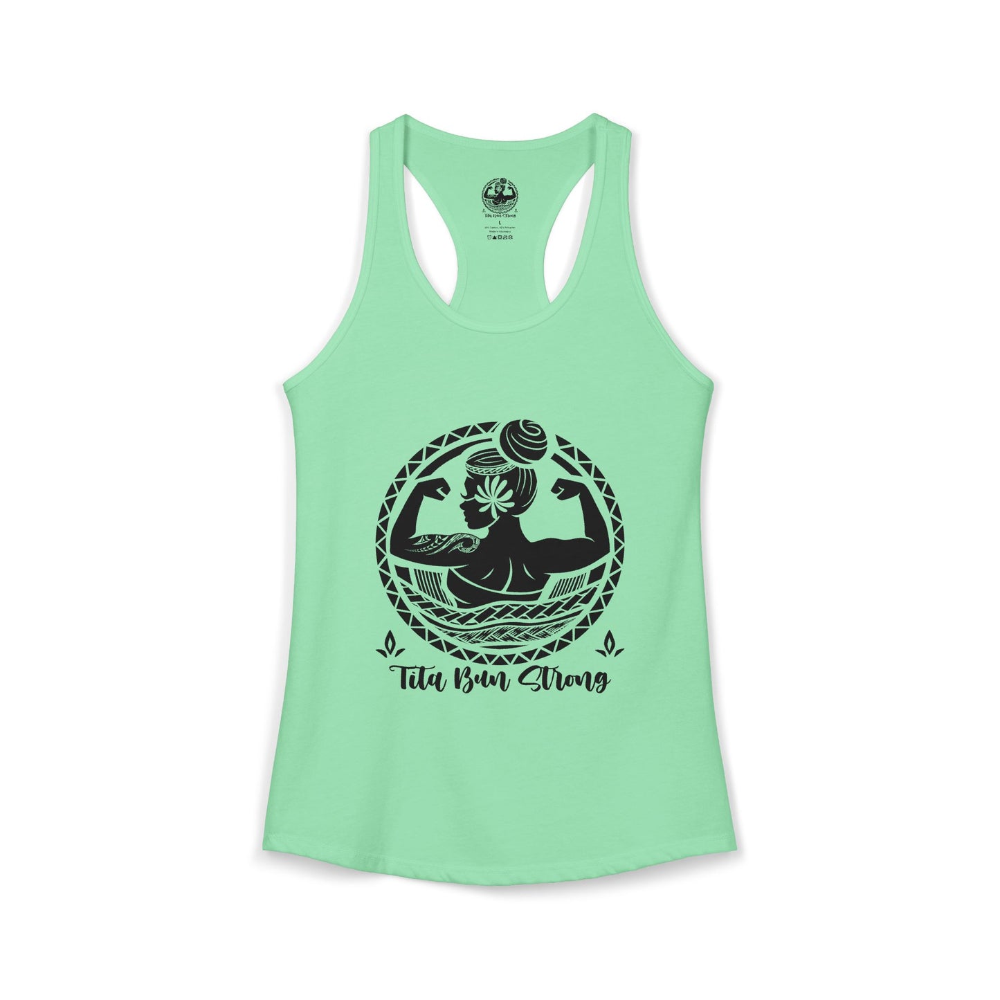 Tita Bun Strong racerback Tank Top