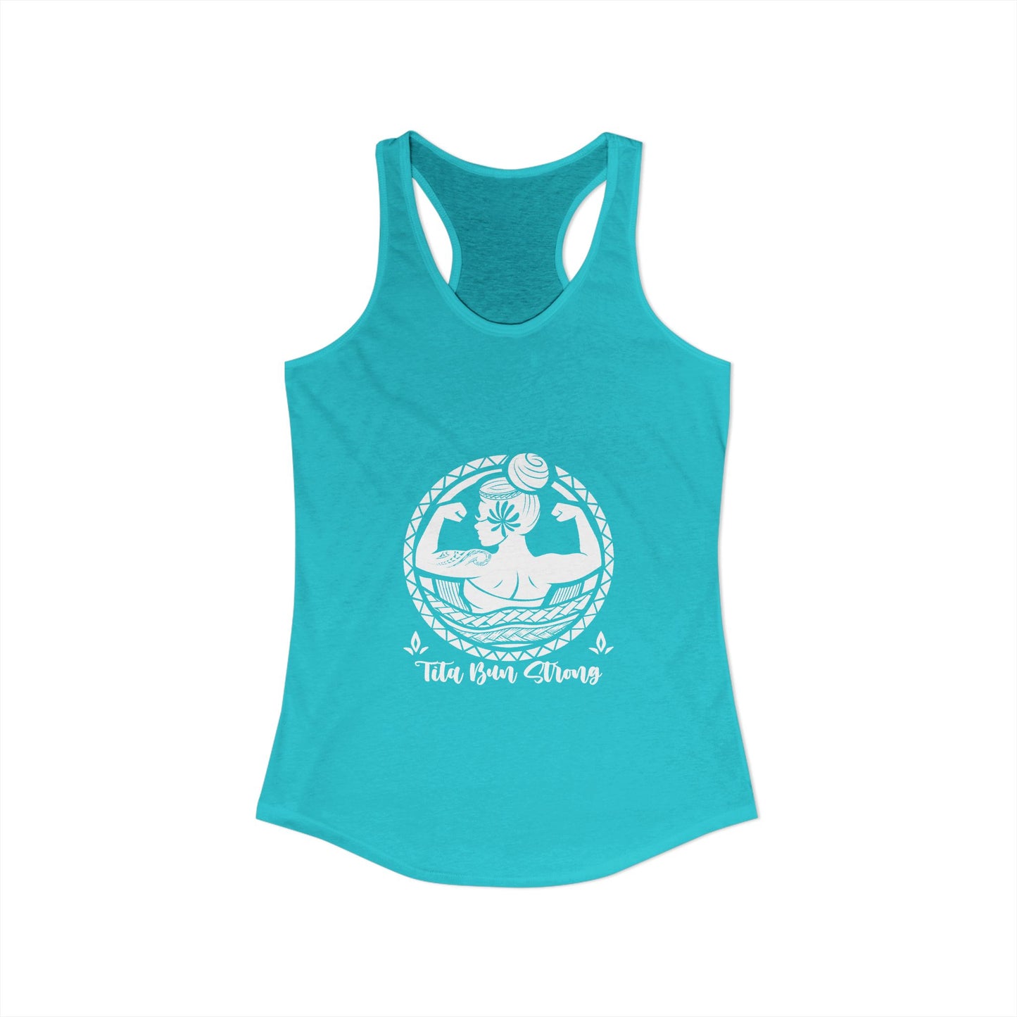 Empowerment Racerback Tank for Women - Tita Bun Strong