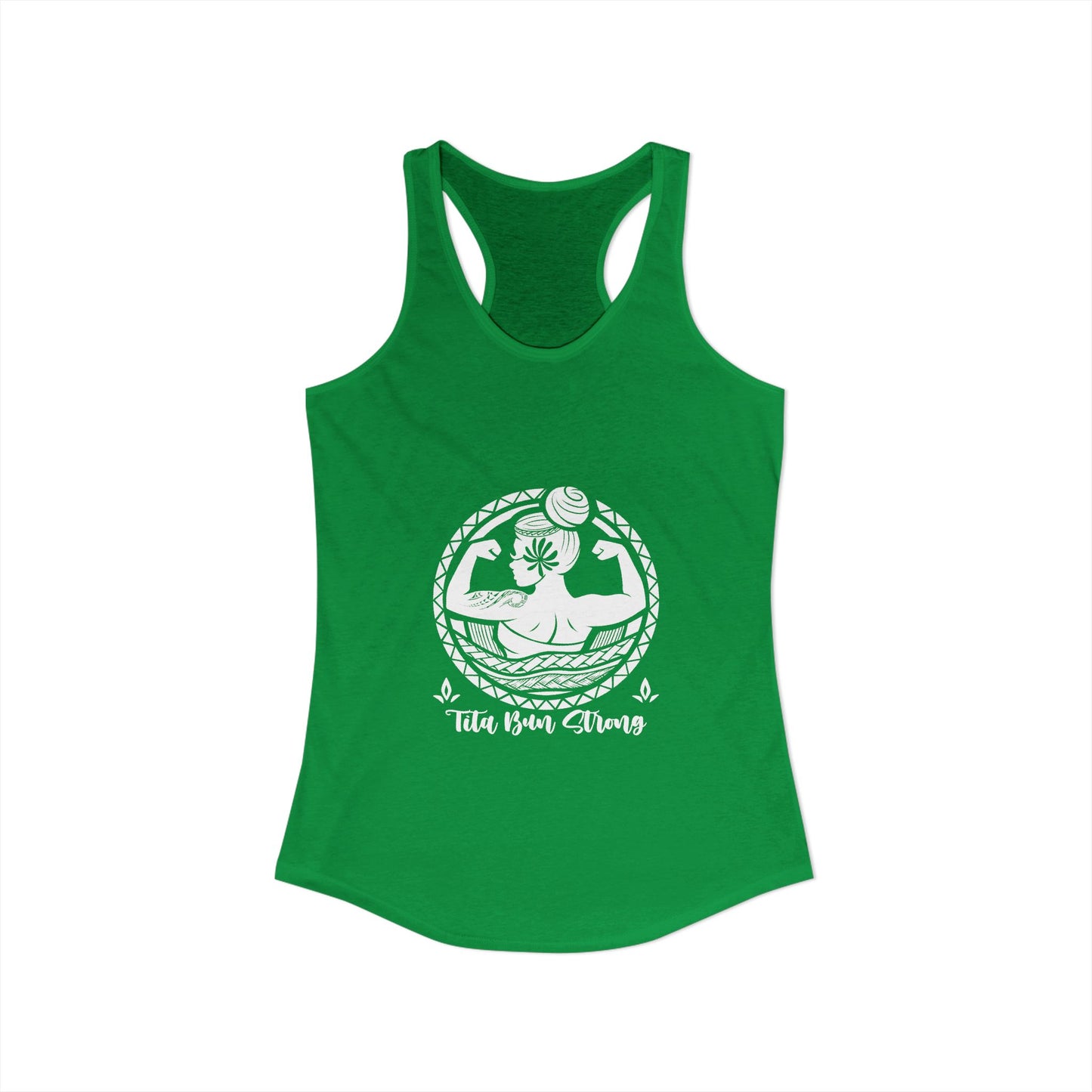 Empowerment Racerback Tank for Women - Tita Bun Strong