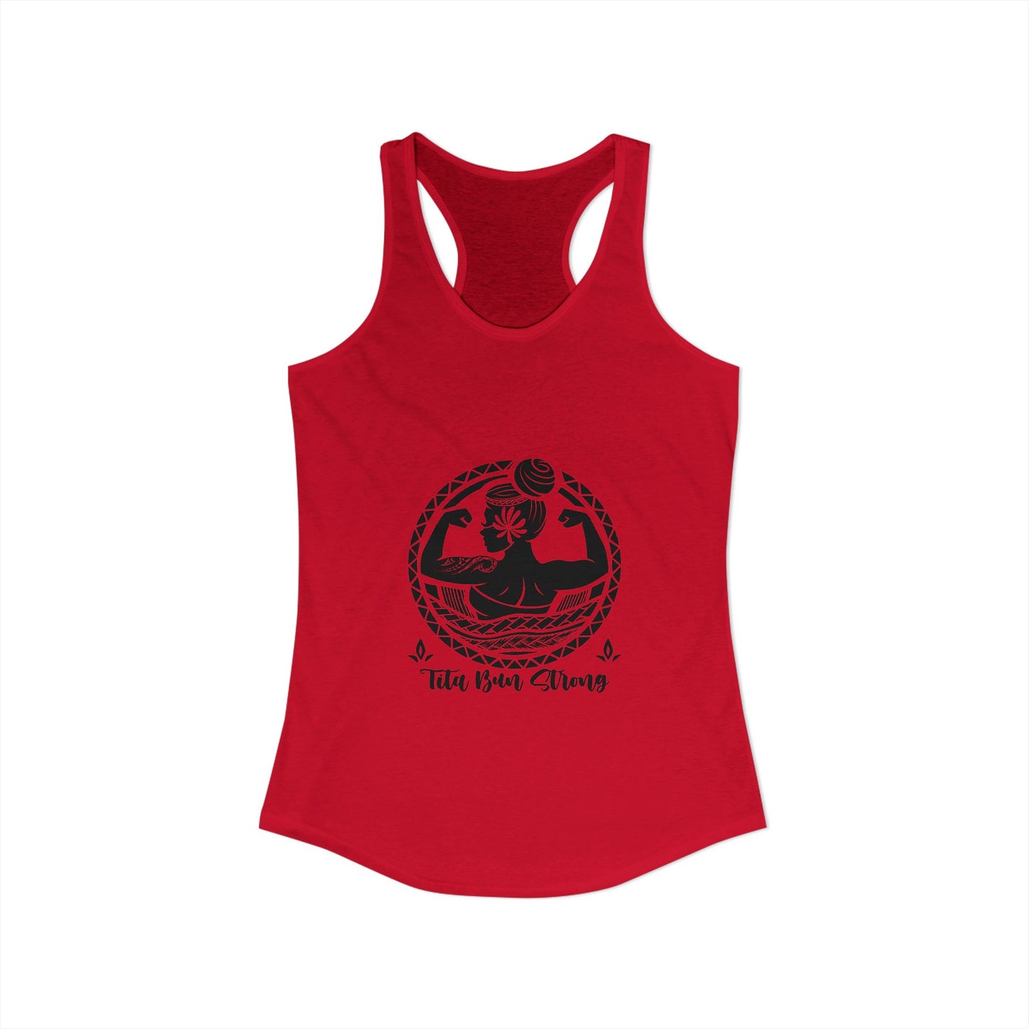 Empowerment Racerback Tank for Women - Tita Bun Strong