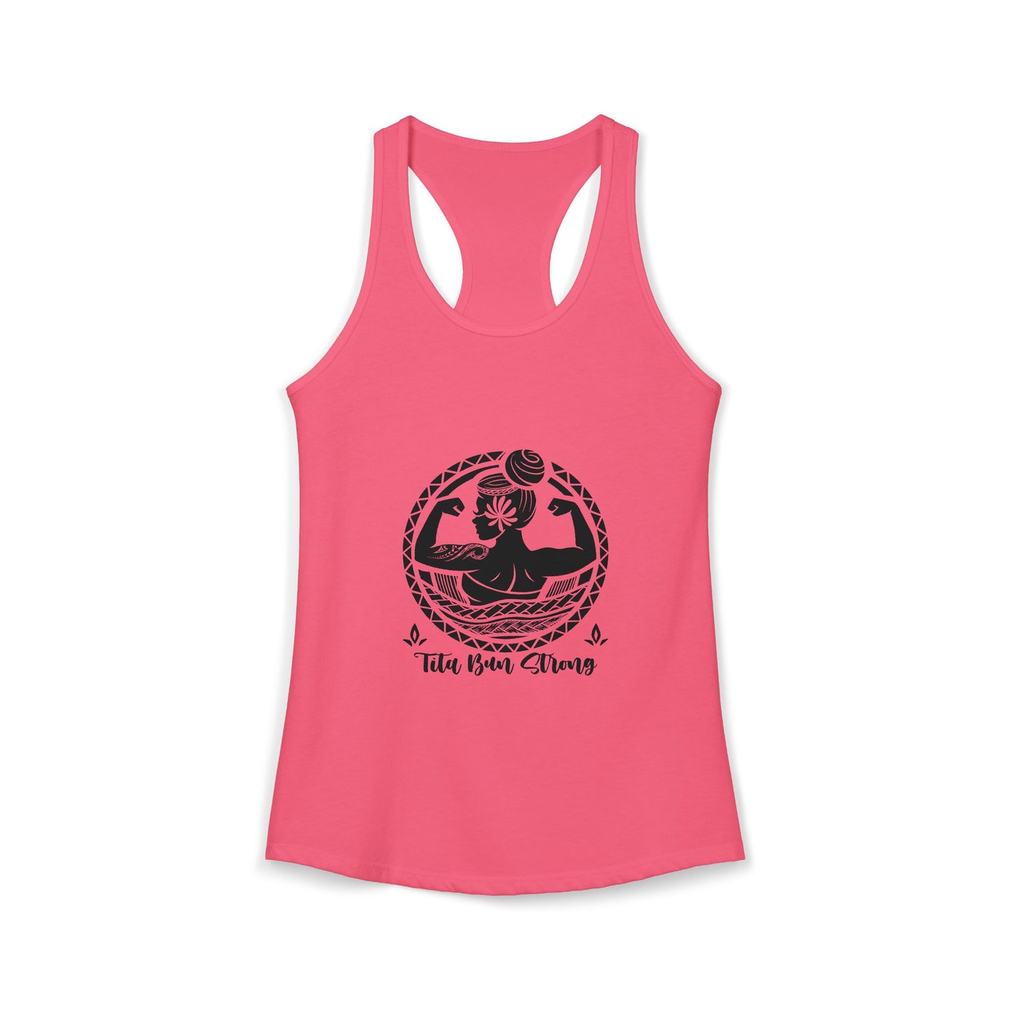 Empowerment Racerback Tank for Women - Tita Bun Strong