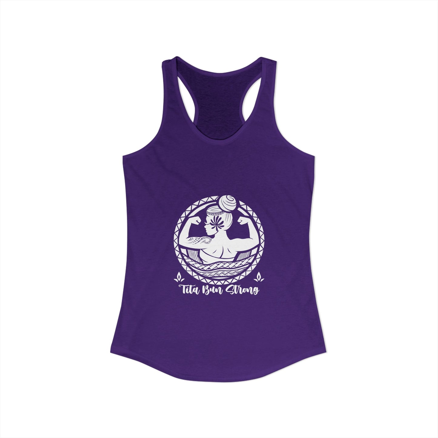 Empowerment Racerback Tank for Women - Tita Bun Strong