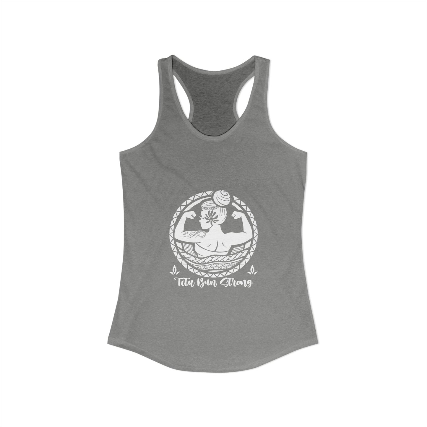 Empowerment Racerback Tank for Women - Tita Bun Strong