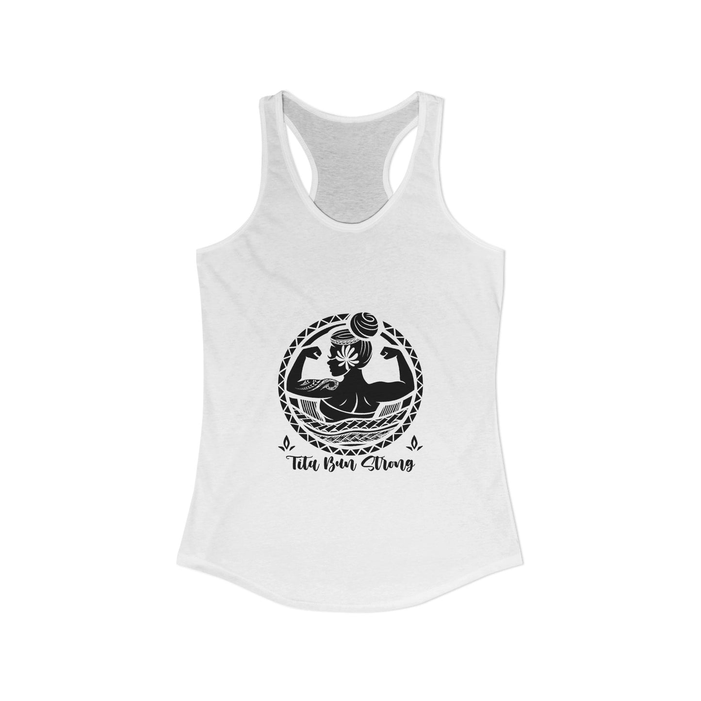 Empowerment Racerback Tank for Women - Tita Bun Strong