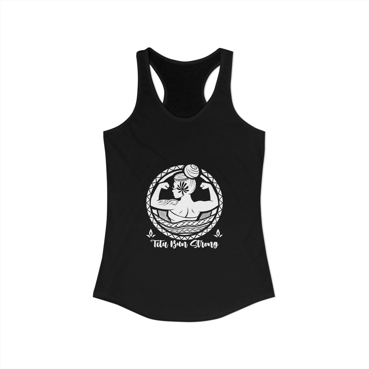 Empowerment Racerback Tank for Women - Tita Bun Strong