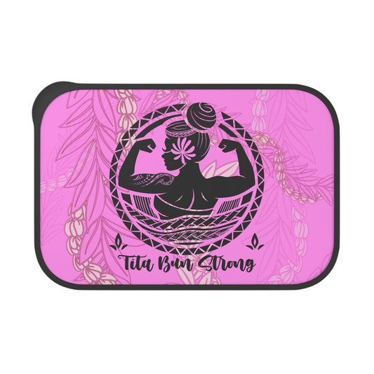 Bento Box – Pink PLA Lunchbox with Band & Utensils