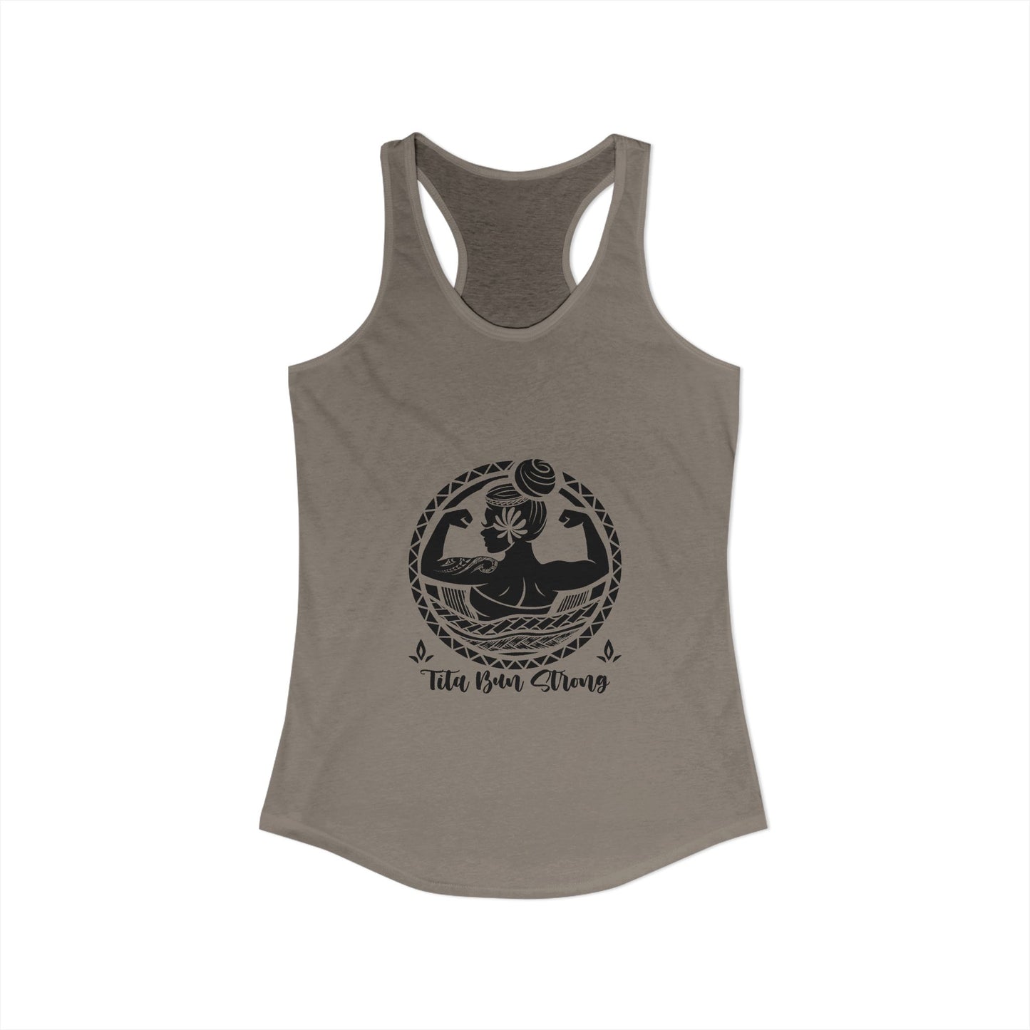 Empowerment Racerback Tank for Women - Tita Bun Strong