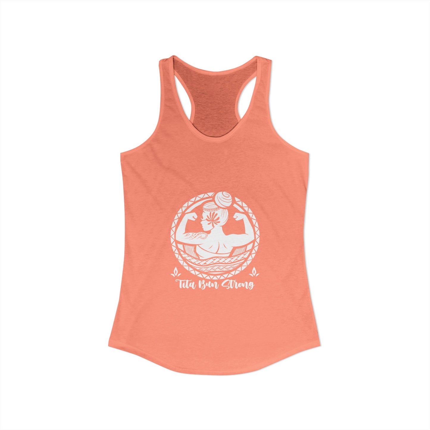 Empowerment Racerback Tank for Women - Tita Bun Strong