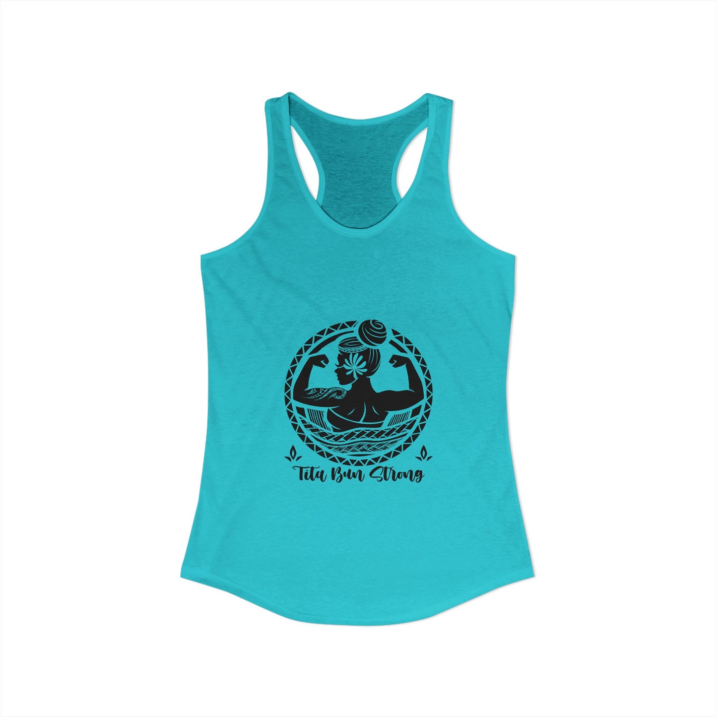 Empowerment Racerback Tank for Women - Tita Bun Strong