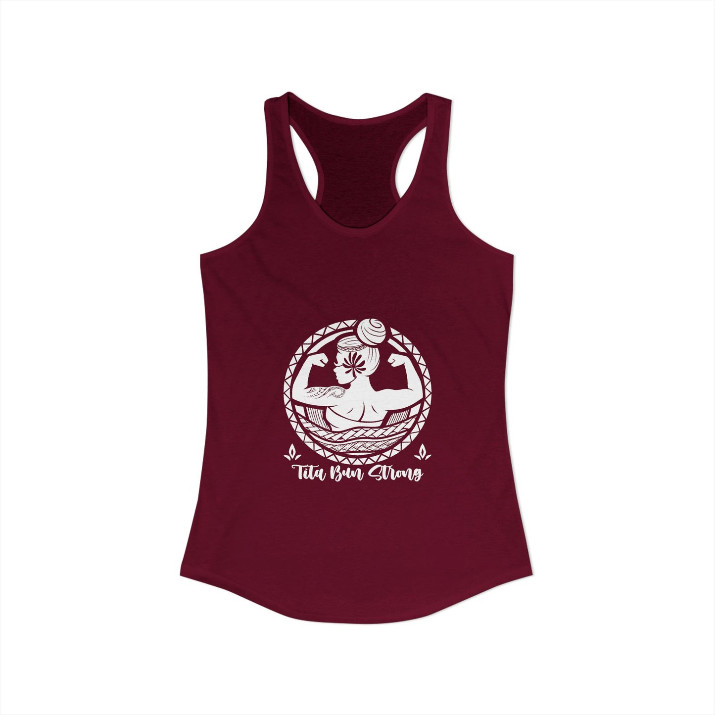 Empowerment Racerback Tank for Women - Tita Bun Strong