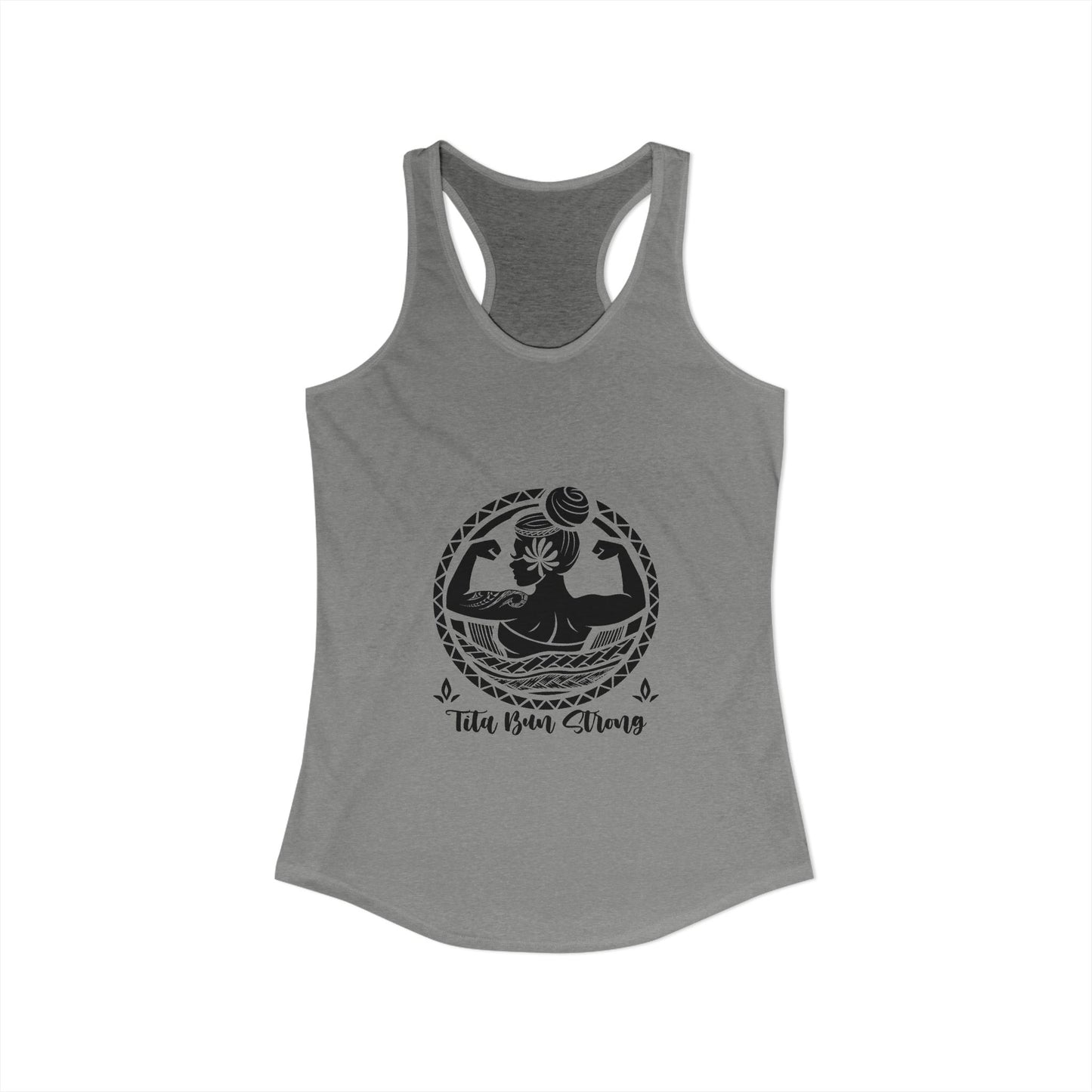 Empowerment Racerback Tank for Women - Tita Bun Strong