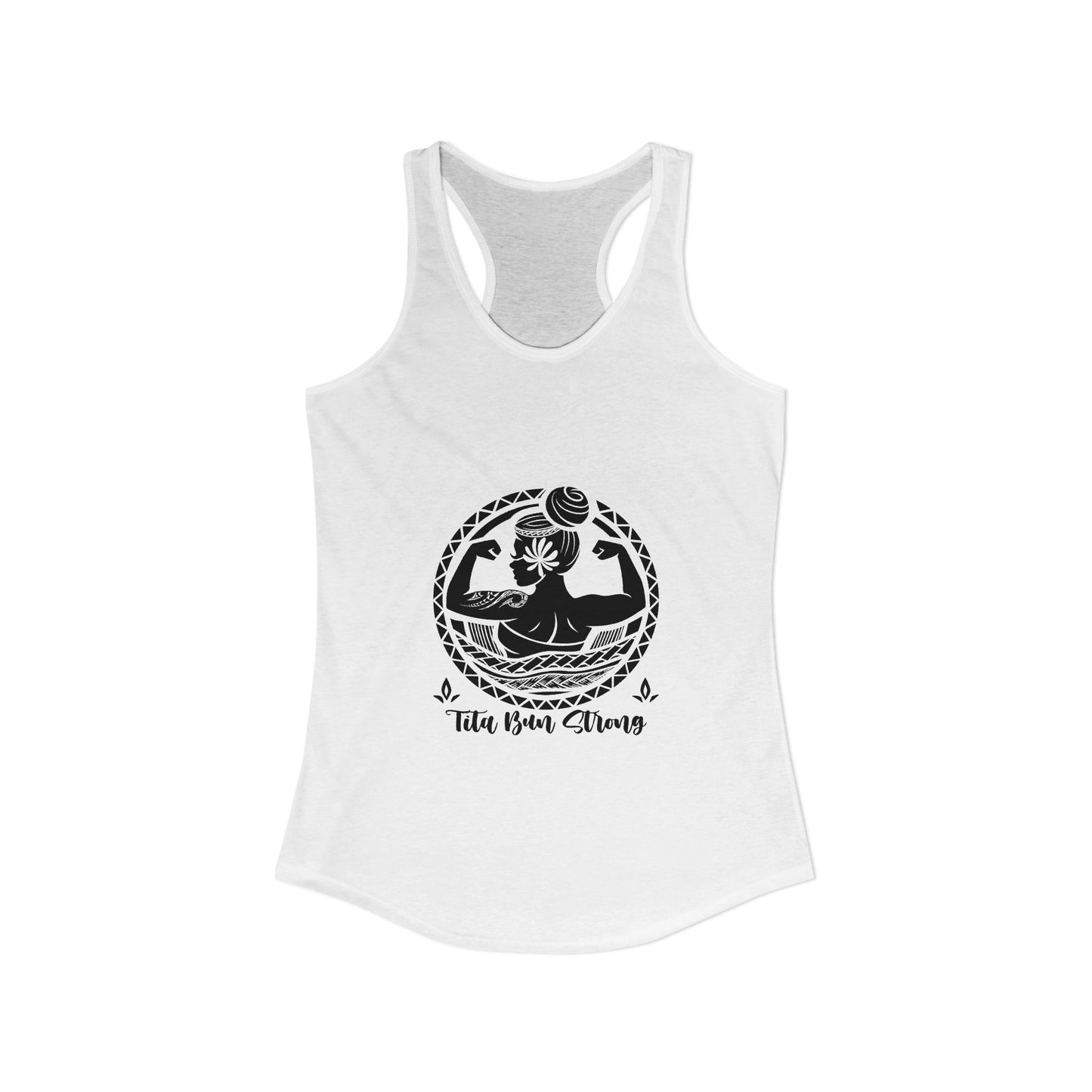 Empowerment Racerback Tank for Women - Tita Bun Strong