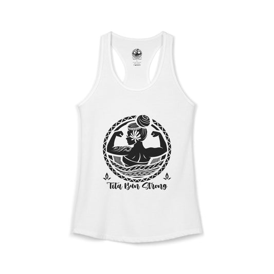 Tita Bun Strong racerback Tank Top