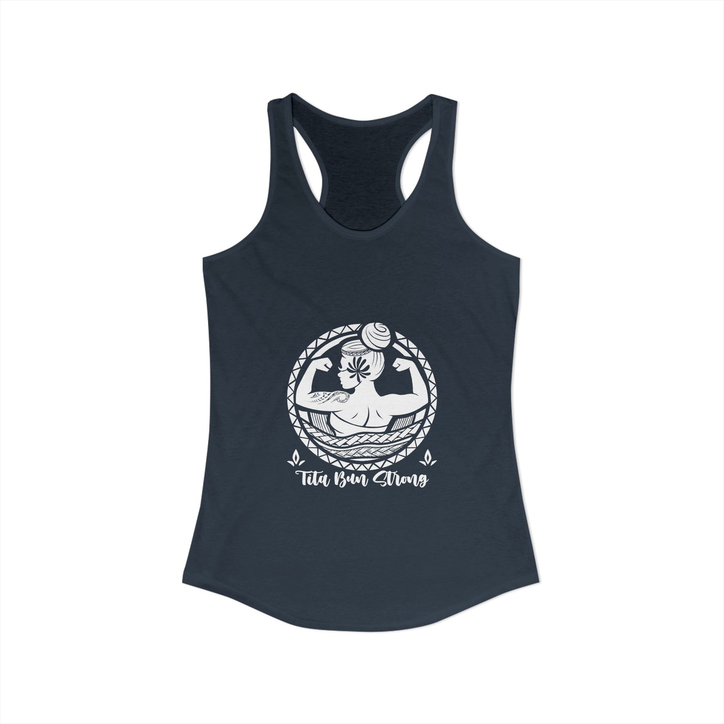Empowerment Racerback Tank for Women - Tita Bun Strong