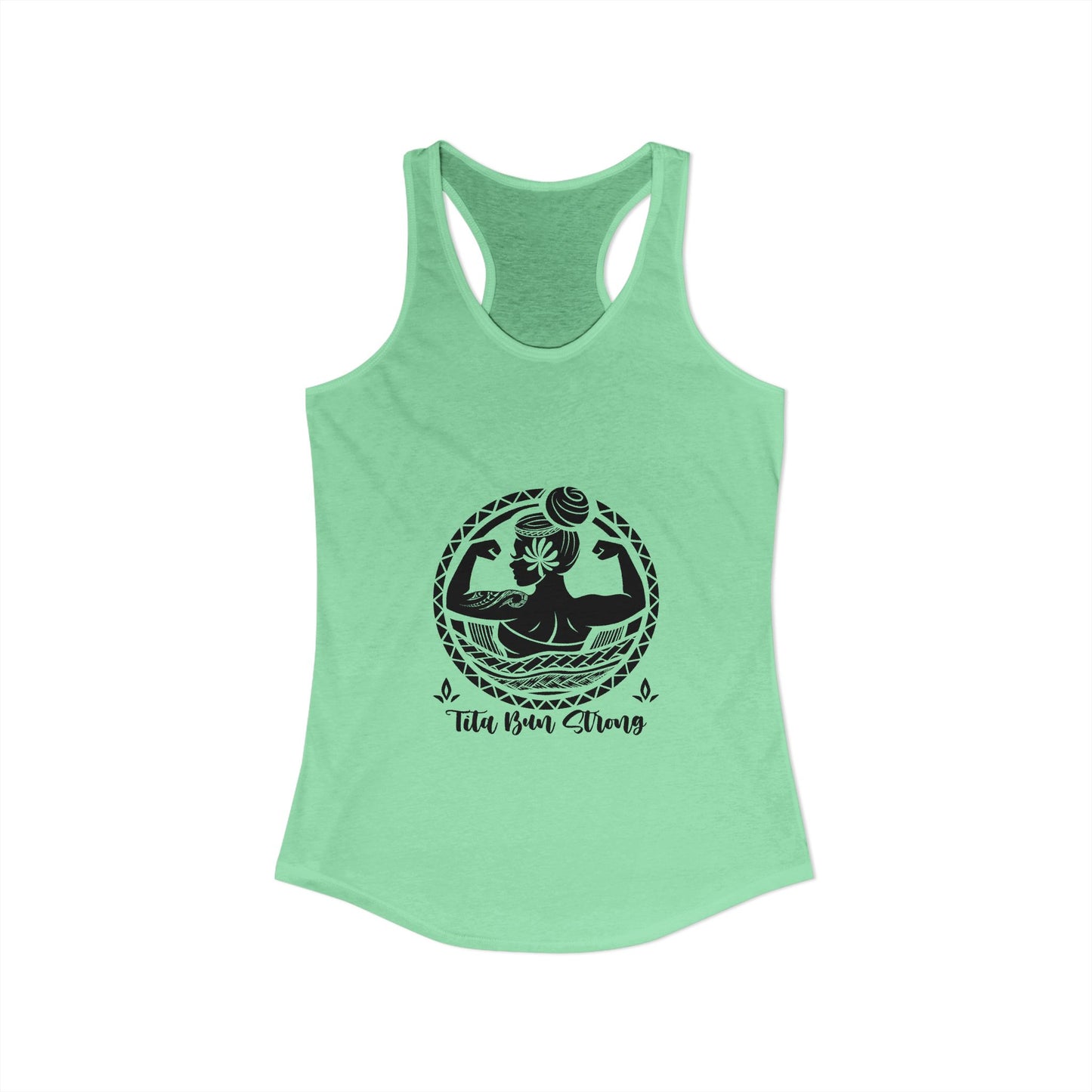 Empowerment Racerback Tank for Women - Tita Bun Strong