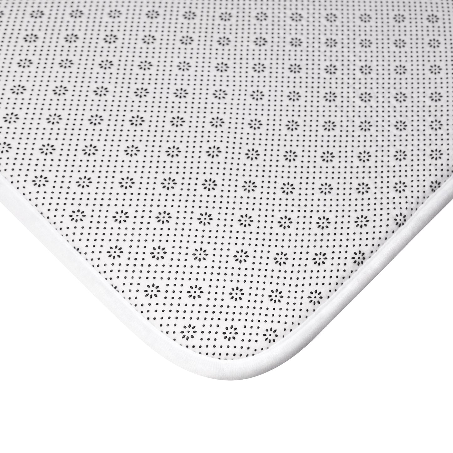 Purple & Gold Monstera Bath Mat
