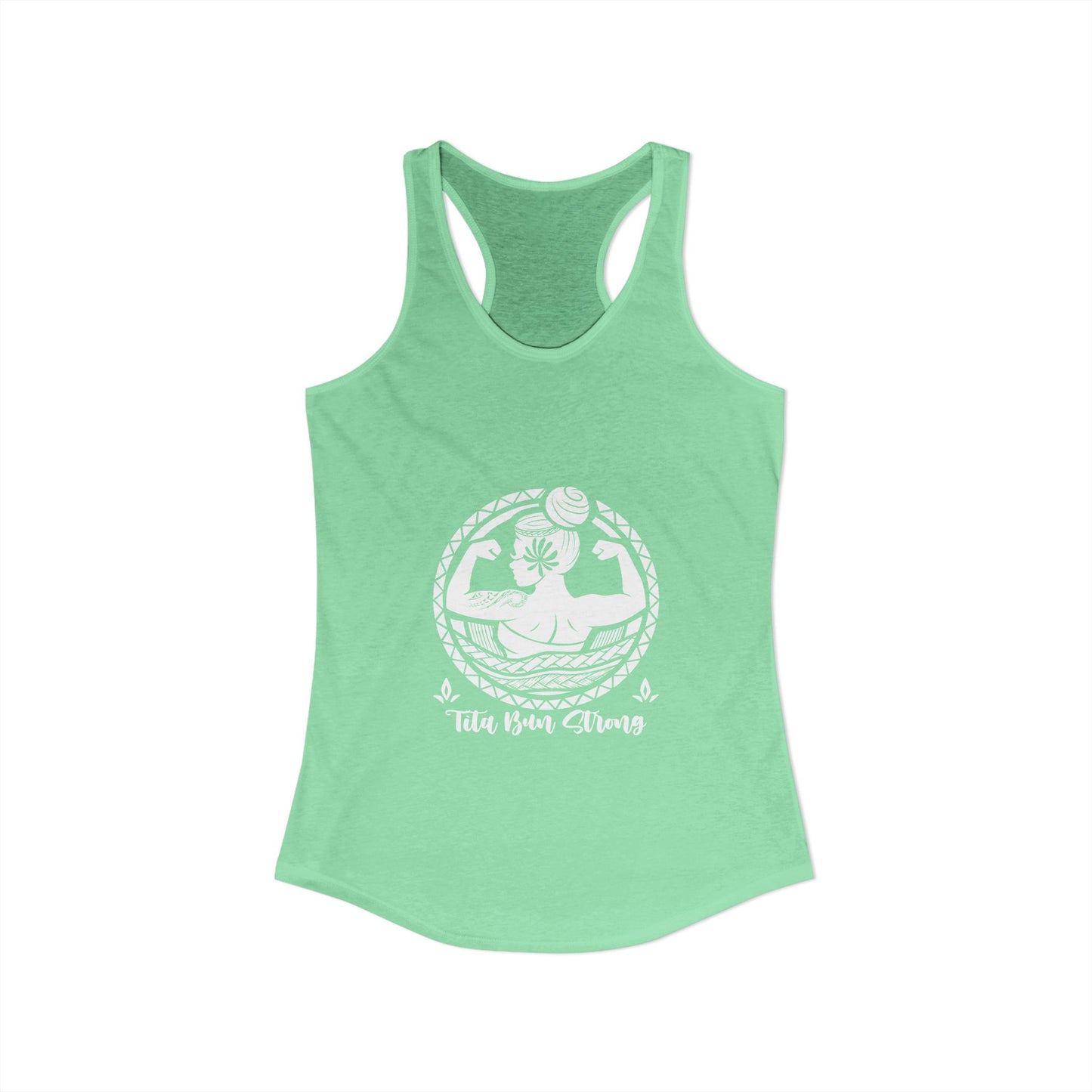 Empowerment Racerback Tank for Women - Tita Bun Strong